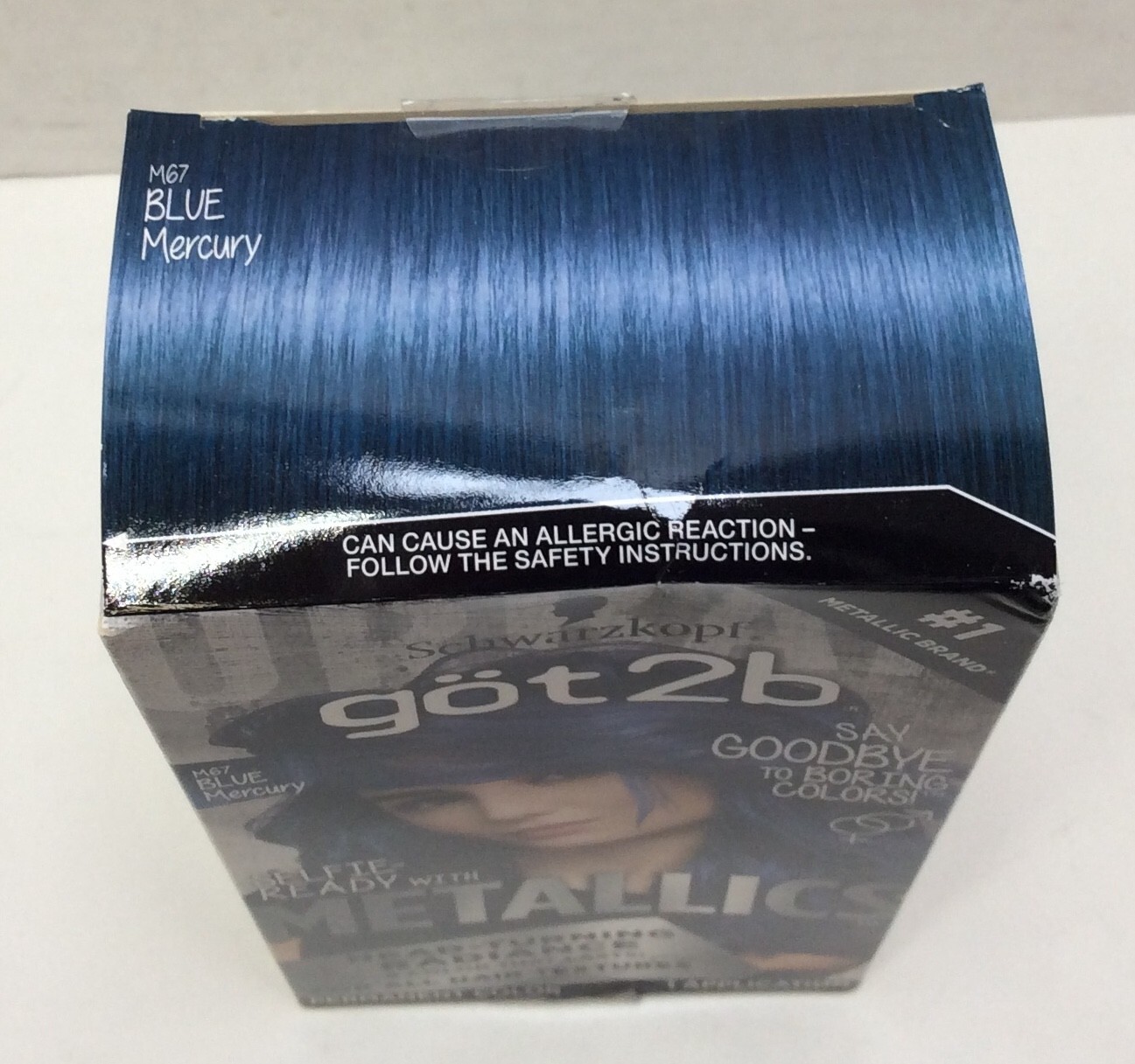 Got2b Metallics Permanent Hair Color, M67 Blue Mercury, Free Shipping