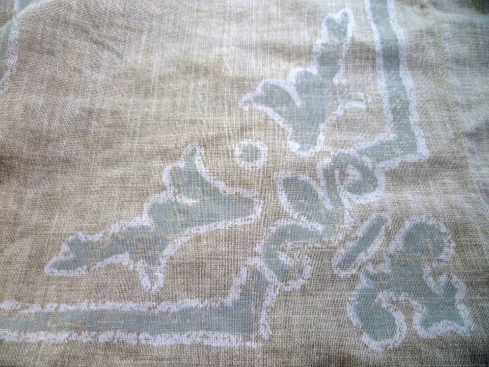 Funda falsa almohada estándar herrajes restauración medallón barroco italiano 20x28 Foto 3 de 4