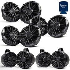 Mb Quart Bundle- 3 Pair Np1-120 Premium Waterproof 8 Inch Marine Speakers Wit...