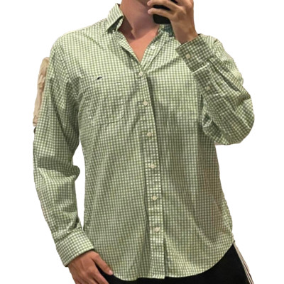 Vineyard Vines On-The-Go Gingham Check Performance Button-Down Shirts Size M
