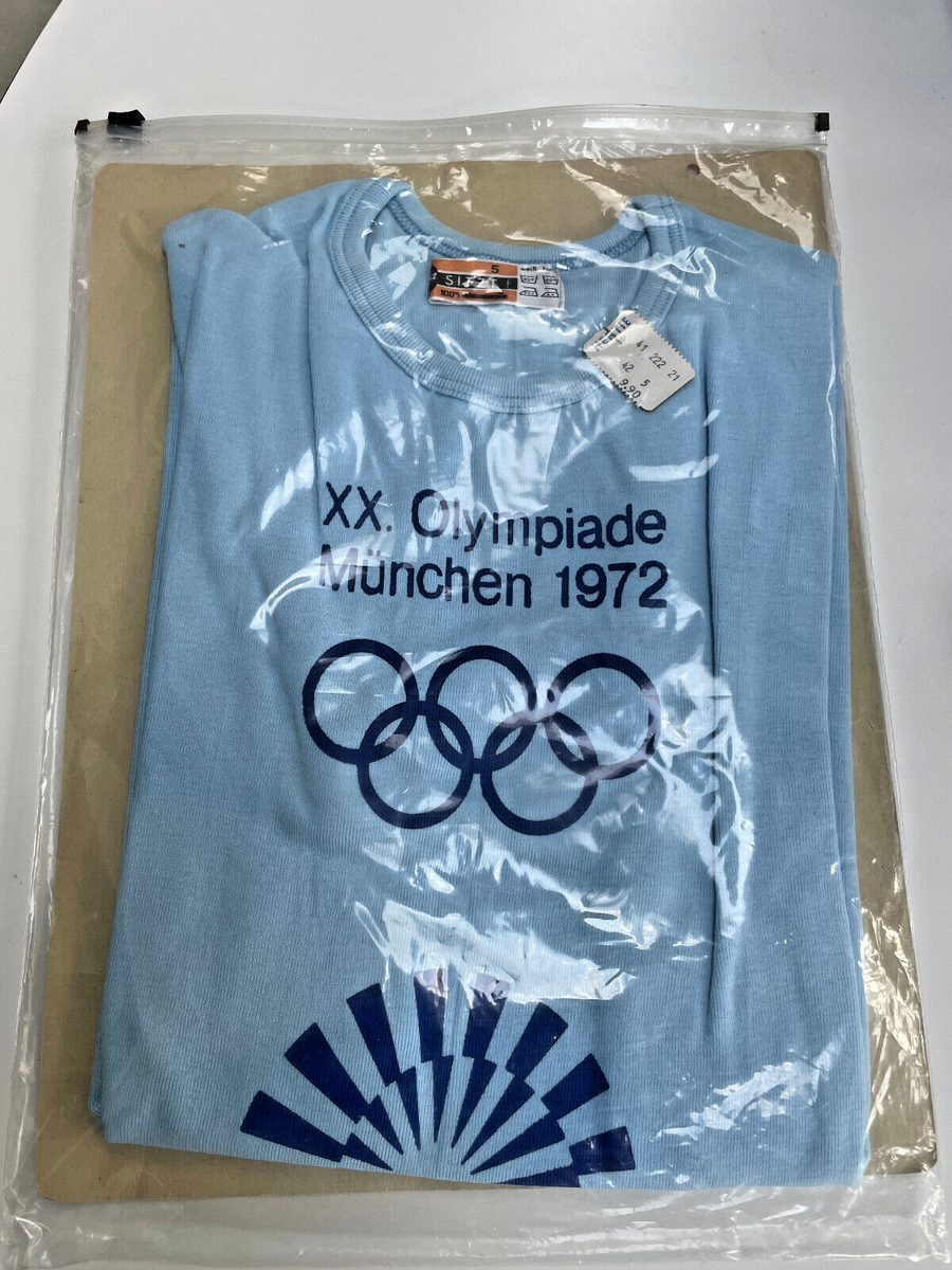 1970s 1972 Olympics Munich Rare T shirt Munchen XX Olympiade