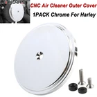 For Harley Smooth Chrome Stage 1 Air Cleaner Outer Cover Dyna Touring Softail US