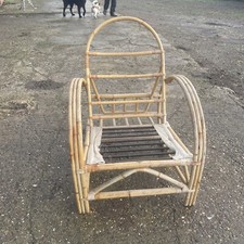 Bamboo Chair Vintage  1950s century Boho Retro Frank