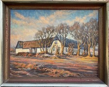 IMPRESSIONIST HAUS IM SONNENLICHT STRAND MEER OSTSEEINSEL AMAGER DÄNEMARK 1932