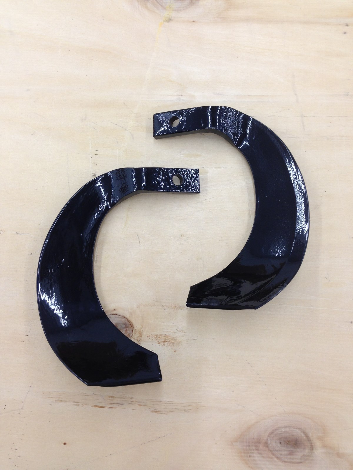 dog leg offset rotary tiller tines,blades Yanmar 1200 1300 10 mm bolt 2