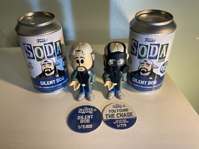 Jay And Silent Bob Silent Bob Funko Soda Chase and Common