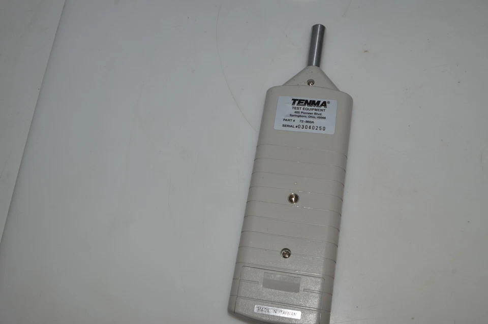 *TC* Tenma 72-860A Test Equipment Portable Digital Sound Level Meter (PVR27) - Image 4 of 4