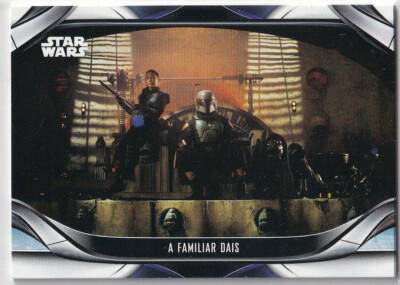 Topps Star Wars The Mandalorian Trading Cards Karte Nr. 156 A Familiar Dais