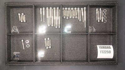 YAMAHA  YTZ250 TRI-Z 250 ATV Stainless bolt SCREW ENGINE set kit  POLISHED