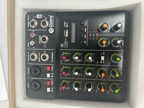 V4 audio mixer New Debra BNIB PROFESSIONAL recording SOUND CARD BLACK 48v - Picture 6 of 7