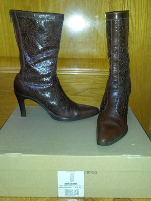 BOTAS ALTAS DE MUJER COLOR MARRON DE ZARA (TALLA 39) | eBay