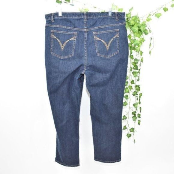 Lane Bryant Venezia blue denim short skinny jeans… - image 2