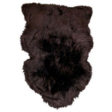 Glacier Wear Darkest Brown Sheepskin Rug/Throw - shp10010