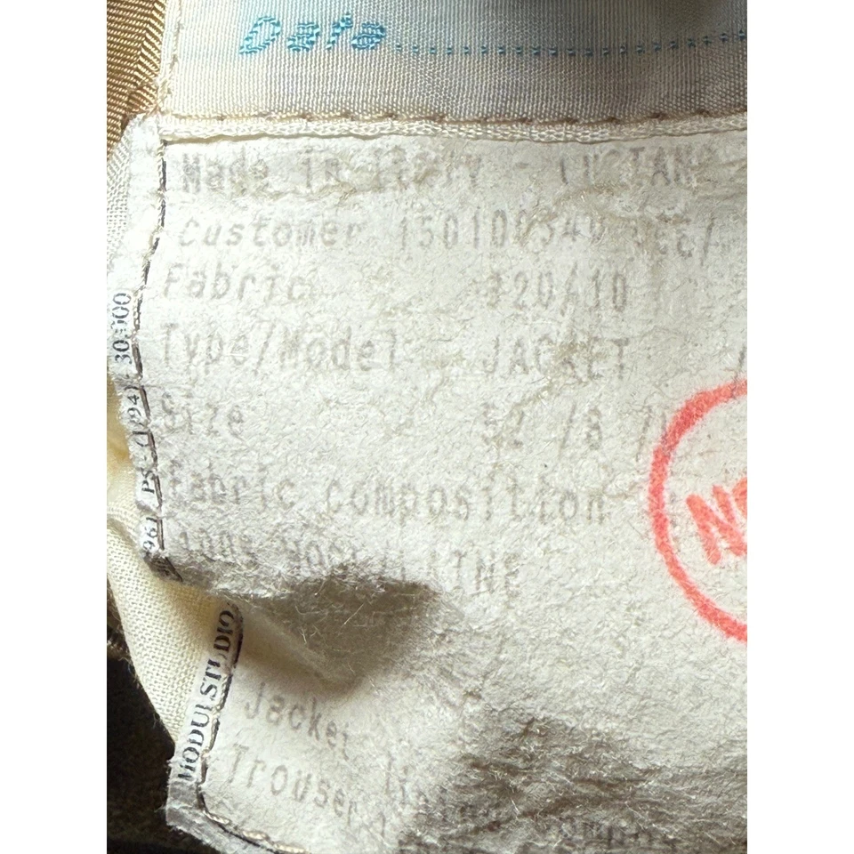 Jaqueta blazer xadrez de lã Luciano Barbera Bergdorf Goodman masculina tamanho 52/8 Itália - Imagem 4 de 4