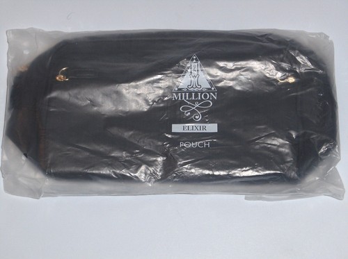 PACO RABANNE FRAGRANCES Men Unisex Zip Toiletry Shave Travel Kit Pouch Bag BLACK - 第 5/18 張圖片
