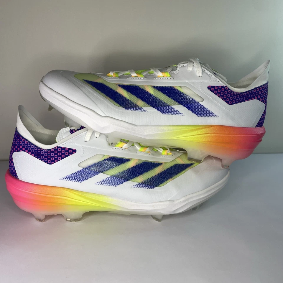 Adidas Adizero Impact TPU Multicolor Baseball Cleats IH3477 Men's Size 12 New - Image 3 of 4