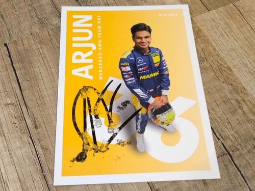 1 Autogramm ARJUN MAINI DTM 2024 AMG Mercedes Motorsport autograph Racing #36