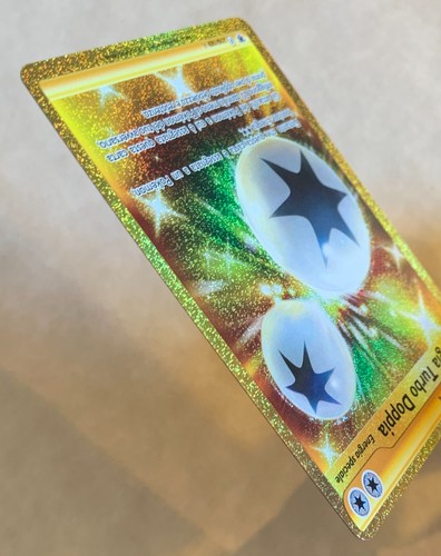 Pokemon Energia Turbo Doppia 216/189 Hyper Rara Full Art Gold Ita - Foto 5 di 6