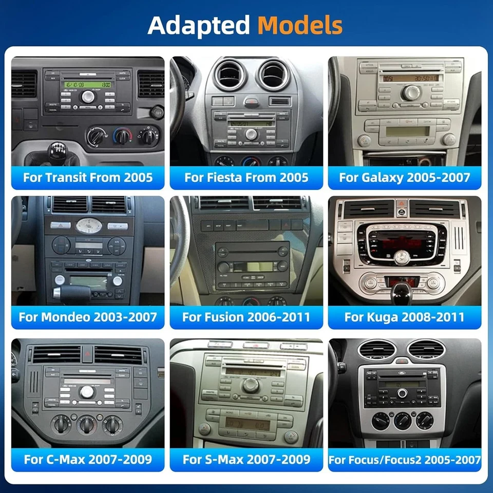 Autoradio Für Ford Kuga MK1 2008-2012 Android 15 GPS Navi BT Carplay WIFI 4G+64G - Bild 4 von 4