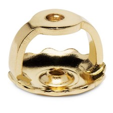 14K Solid Yellow Gold Screw On Earring Back Replacement 040 Post Pad