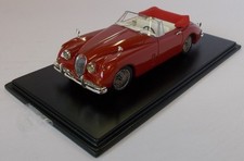 TWINCAM, JAGUAR XK 150 1958 cabriolet ouvert rouge, échelle 1/43, TWINT01.0531
