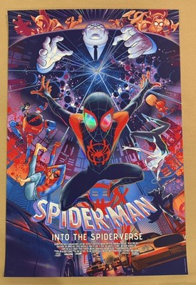 Spider-Man:  Into the Spider-Verse Martin Ansin Movie Poster Art Print Mondo