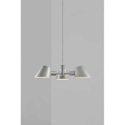 Nordlux Pendelleuchte Stay 3-Spot Grau max. 3 x 60W E27 Hängelampe kürzbar