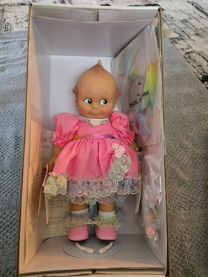Vintage Kewpie Doll Pink NIB 8  COA & Extras