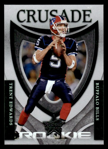 2007 Rookies & Stars TRENT EDWARDS Crusade Green SP #d 41/100! BILLS - Picture 1 of 2