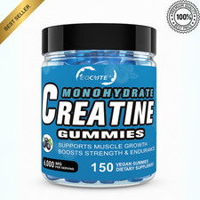 Creatine Monohydrate Gummies - 150 Gummies - 6000mg - Muscle Strength and Energy