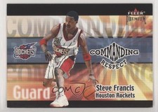 2001-02 Fleer Premium Commanding Respect Steve Francis #25CR 0q3