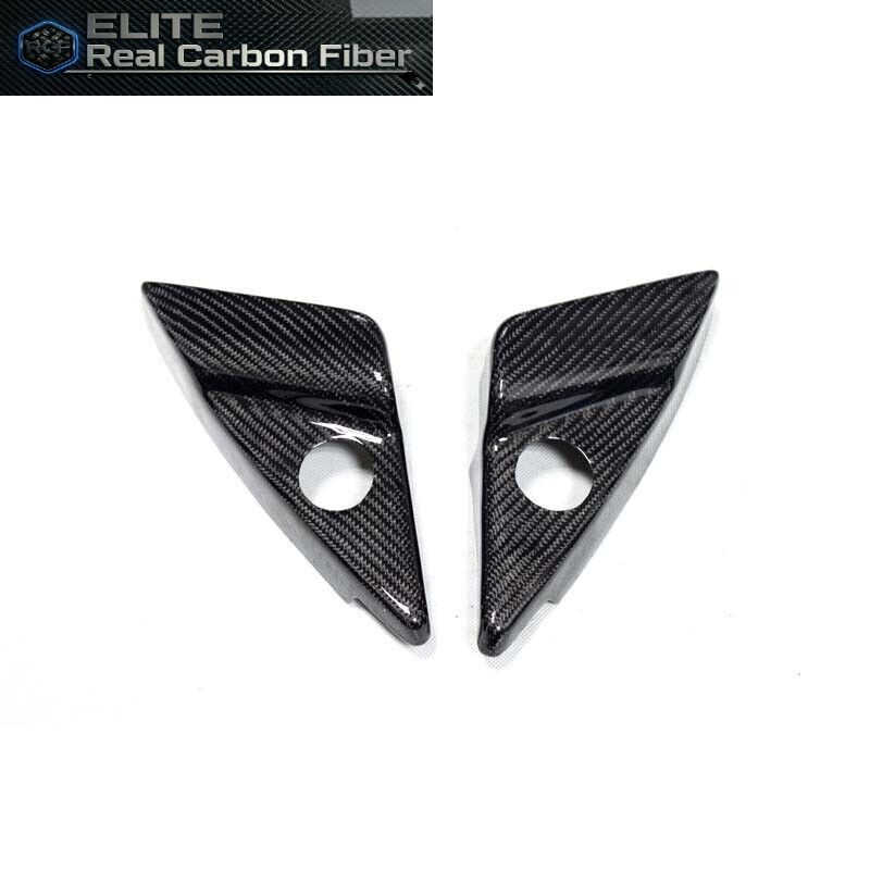 Carbon Fiber A Pillar Speaker Panel Cover Trim for Maserati GranTurismo GT 08-16