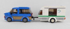 Lego City Van & Caravan Prebuilt Toy 60117 Minifigures Included As Is