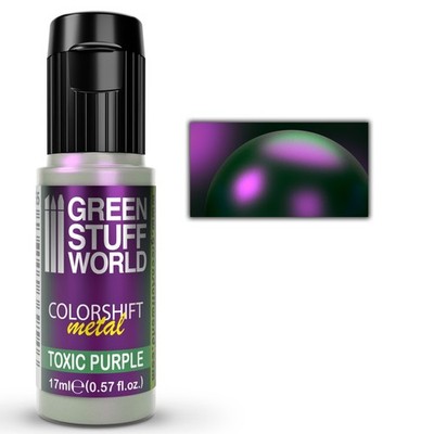 Chameleon Colorshift Farben - TOXIC PURPLE - Pinsel Airbrush Metallfarben 