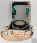 Military Compass RAF WW2 Air Ministry Type P8 w case Aircraft Grid Compass -AF