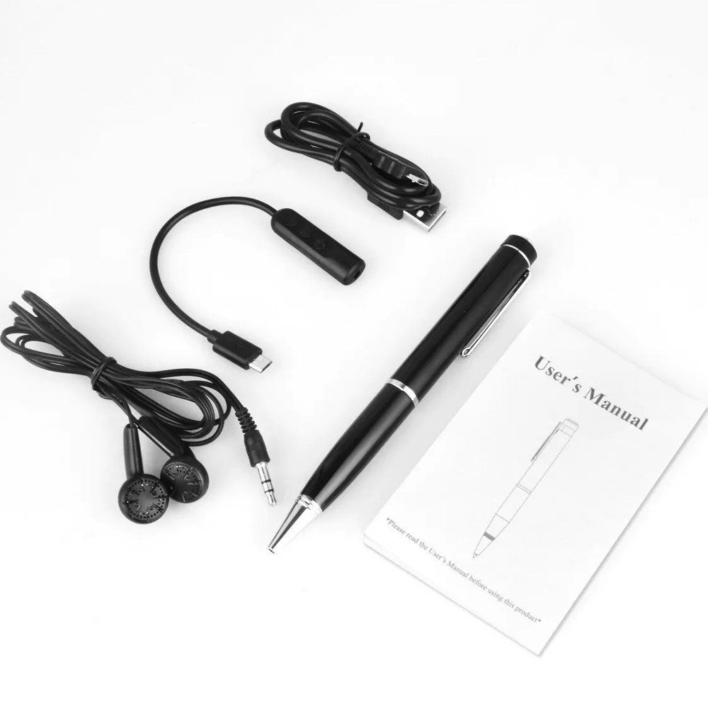 Digital Voice Activated Hidden Recording Pen Device 32gb Us