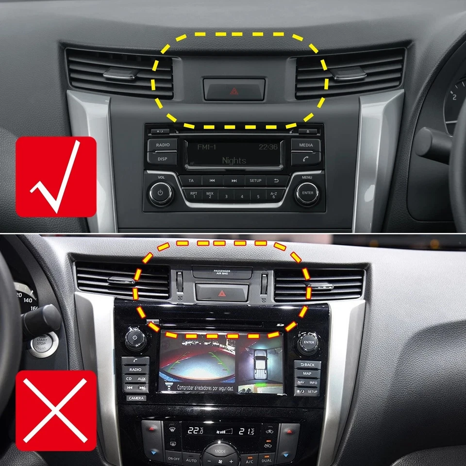 For Nissan NP300 Navara 2015-2022 Console Dash Mount Device Bracket Phone Holder - Image 2 of 4