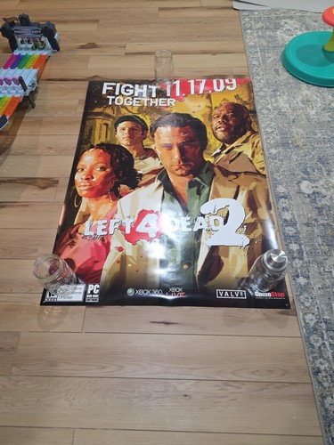 Gamestop Video Game Poster 33x48 Left for Dead 2