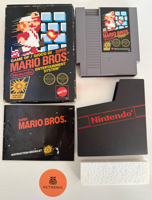 Super Mario Bros Nintendo Nes Spiel Mattel 5 Screw GBR Version OVP Komplett CIB