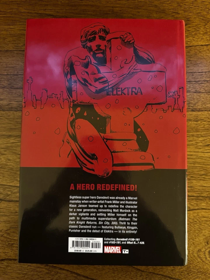 Daredevil Omnibus Hardcover by Frank Miller Klaus Janson Marvel Comics - Image 2 of 4