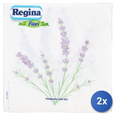 2x Servietten 38x38 2 Schleier Königin Blumen MUSTER SORTIERT NICHT WÄHLBAR