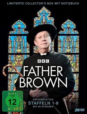 26 DVDs *  FATHER BROWN - DIE KOMPLETTEN STAFFELN 1-8 IN EINER BOX # NEU OVP WVG