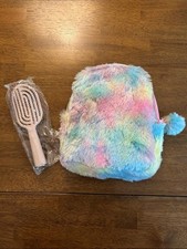 Pastel Rainbow Backpack with Pom Zipper, Mini...