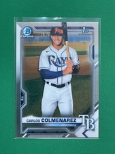 2021 Bowman Chrome Prospects #BCP-238 Carlos Colmenarez 1st Bowman Chrome