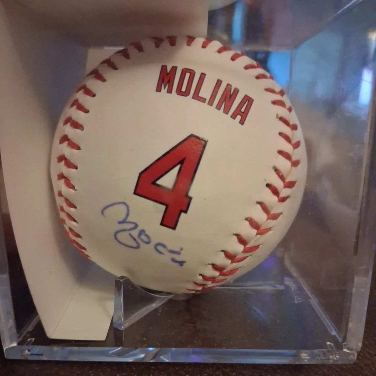 25+ Yadier Molina Original Autographed Baseball MLB Balls for sale