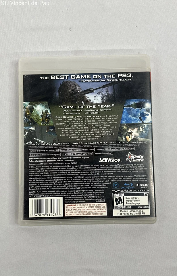 Sony PlayStation 3 Call of Duty 4 Modern Warfare. Foto 4 de 4