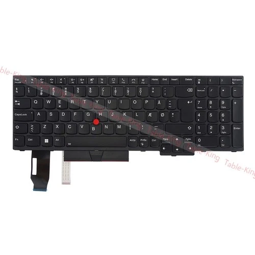 Dänisch Mit Backlit Tastatur für Thinkpad T15 gen1/T15 gen2/P15s gen1/P15s gen2