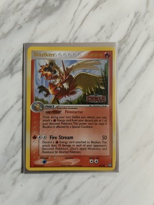 Blaziken 5/108 Reverse Holo Pokemon EX Power Keepers 2007 Vintage Stamped LP