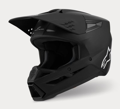 Alpinestars SM3 Solid Helmet ECE06/DOT Black Matte Size XL -OPEN BOX-