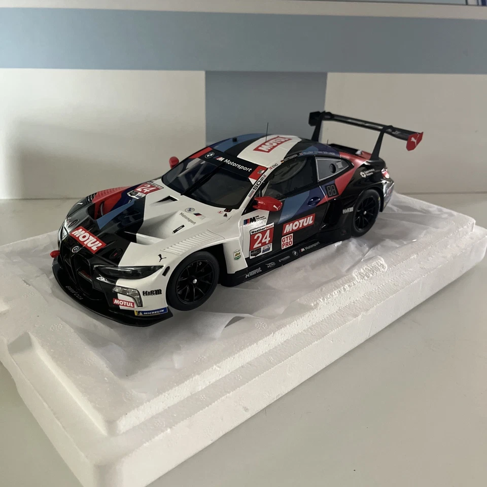 1/18 BMW M4 GT3   BMW Team RRL  Daytona 24 Hrs 2022 #24 Eng/Wittmann/Yelloly - Image 2 of 4
